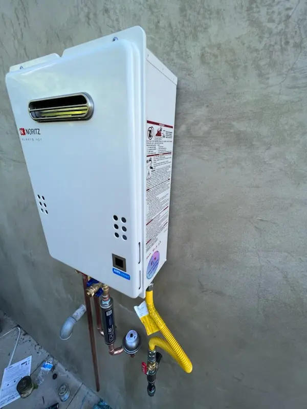 Tankless water heater installation for Crown Hill homes